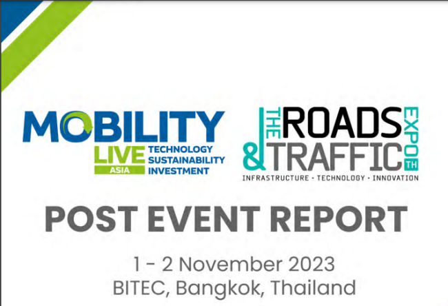 Mobility Live Asia 2023 e The Roads & Traffic Expo Tailândia 2023